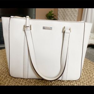 Kate spade white tote